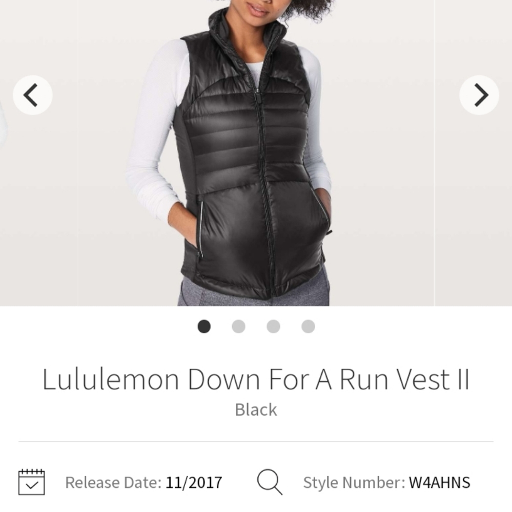 NWT Lululemon Down for a Run Vest II - Picture 4 of 5
